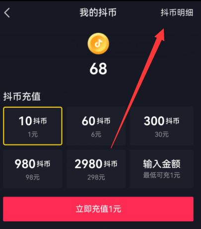 怎么查看抖币的使用记录? 抖音查看抖币使用记录明细技巧(在哪里查看抖币)  第4张