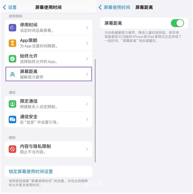 iOS 17如何开启屏幕距离功能 17屏幕距离功能开启方法(苹果怎么开屏)  第2张