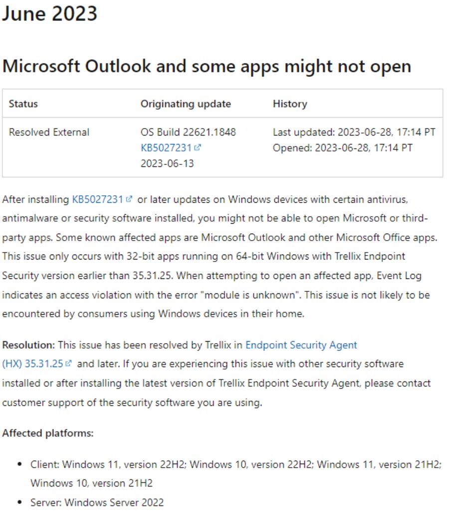 Win11最新周二补丁更新存在 Bug致Outlook 和 Office 应用无法运行(win11最新版本21h2)  第1张