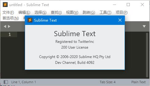 Sublime Text 4 (Build 4143) 注册方法(16进制替换法)  第1张