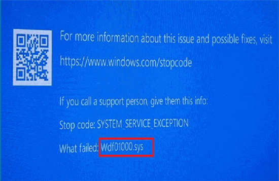 wdf01000sys蓝屏win10无法开机怎么办? wdf01000sys蓝屏解决办法(wdf01000sys蓝屏win10无法开机怎么解决)  第2张