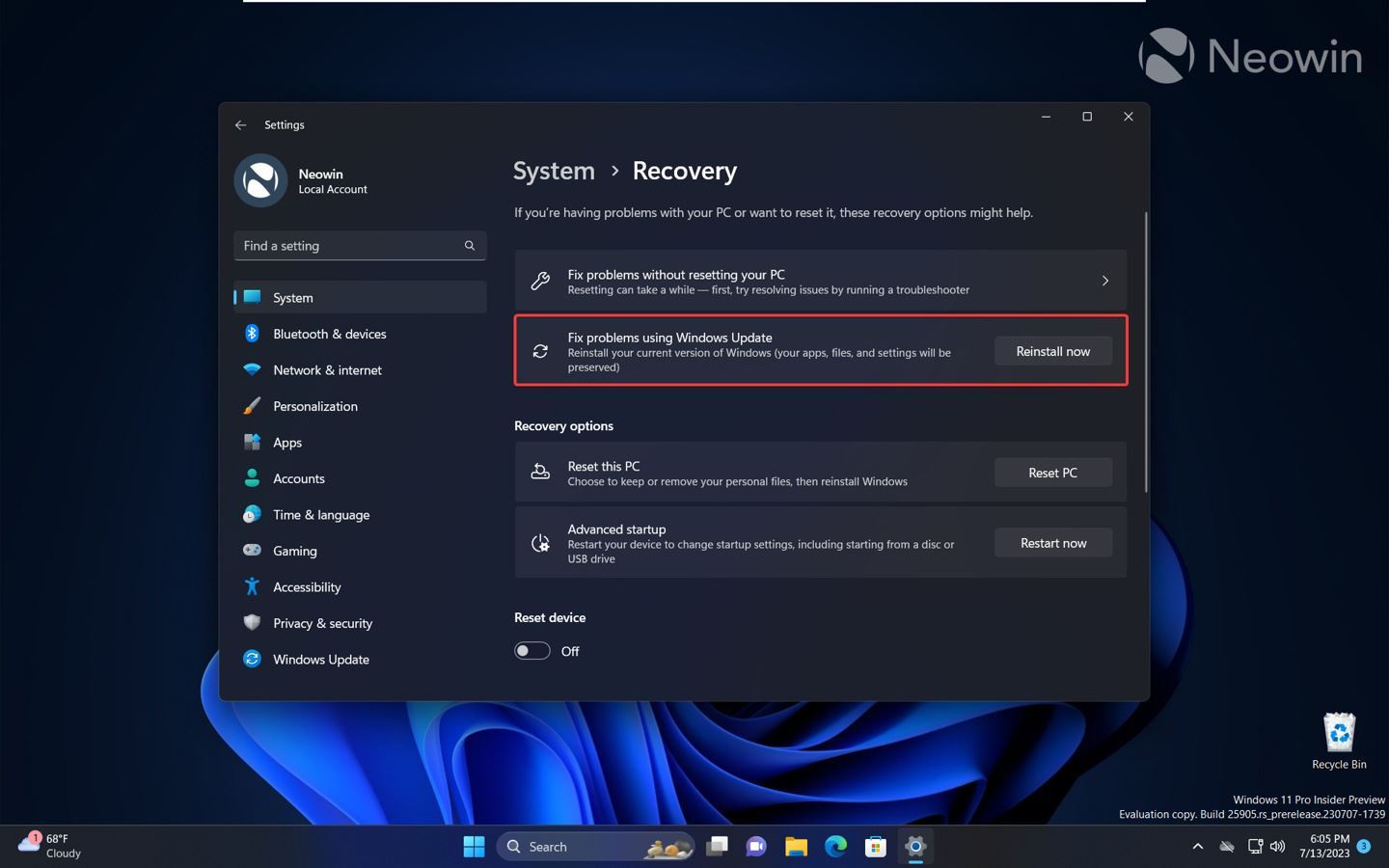 Win11 遇到问题如何使用 Windows Update 方式修复?(windows11遇到问题)  第2张