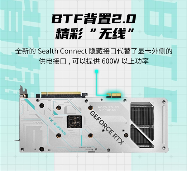 无线清爽！华硕TX RTX4070 BTF天选背置显卡热卖中  第4张