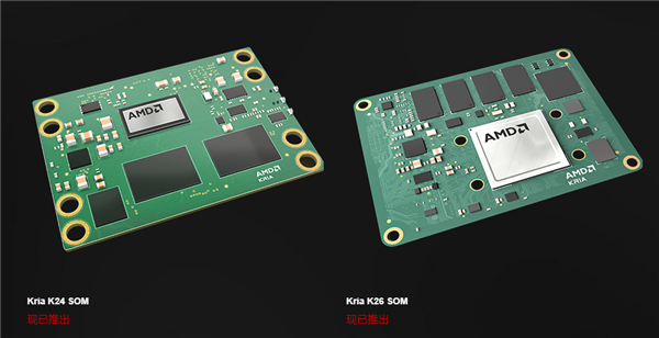 AMD发布Kira K24 SOM系统模块：超小超省电、电机控制首选  第2张