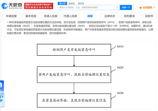 太方便！华为紧急通话界面显示位置专利公布：可在紧急通话时显示地理位置  第2张