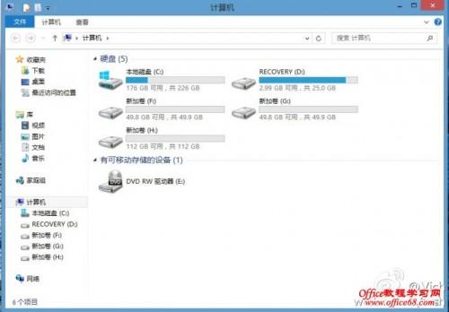 windows8系统自带的磁盘管理工具实现简单无损分区  第14张