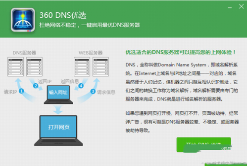 dns优选是什么?有什么用?360安全卫士dns优选配置详细步骤  第3张