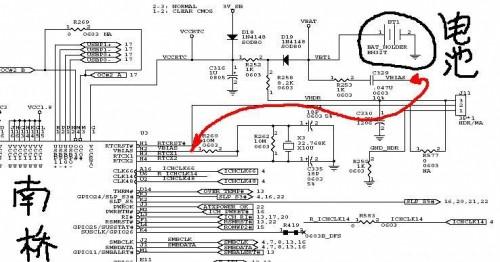 极具代表性的主板电池,cmos及南桥周边电原理图(附说明)  第3张