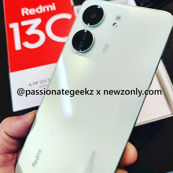 百元新机Redmi 13C真机照曝光：6.74英寸水滴屏、5000万像素AI三摄  第2张