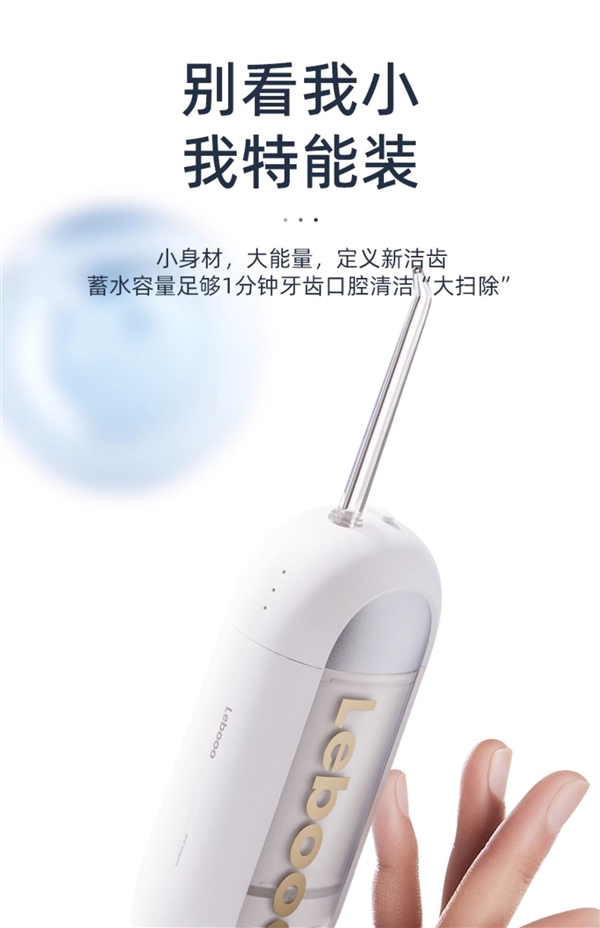 C口充电、IPX7防水：力博得冲牙器/电动牙刷76元起大促  第3张