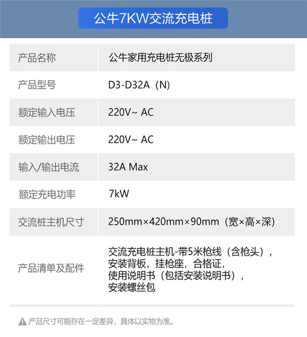 首发2519元 公牛推出7kW充电柱：1小时能充电60公里  第7张