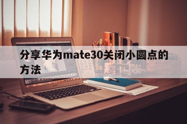 分享华为mate30关闭小圆点的方法  第1张