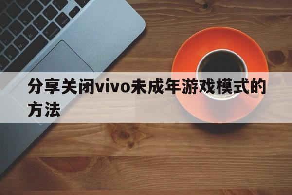 分享关闭vivo未成年游戏模式的方法  第1张