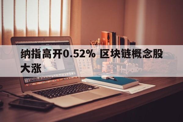 纳指高开0.52% 区块链概念股大涨
